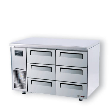 Drawer - Under Counter Side Prep Table Refrigerator KUR12-3D-6