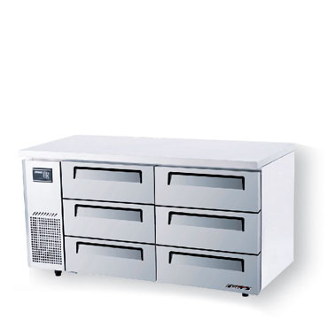 Drawer - Under Counter Side Prep Table Refrigerator KUR15-3D-6