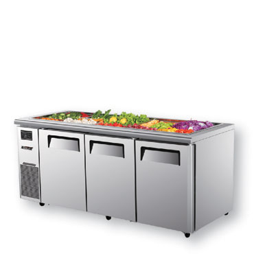 Salad Side Prep Table - Buffet Refrigerator KSR18-3