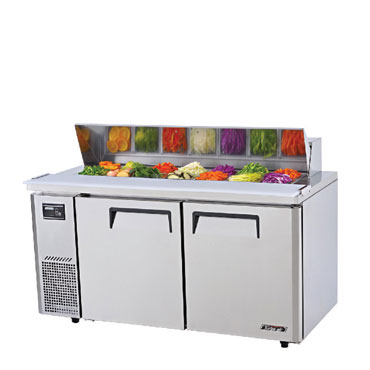 Salad Side Prep Table - Hood Lid Refrigerator KHR15-2