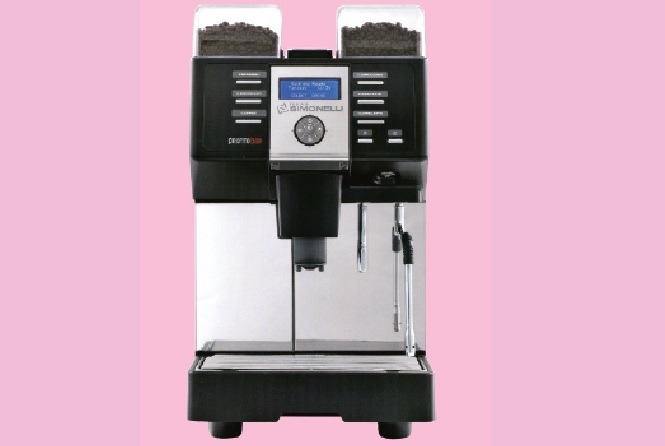 Compact Fully-Automatic Coffee Machine With 2 Built-In Coffee Grinders CIBSILOS